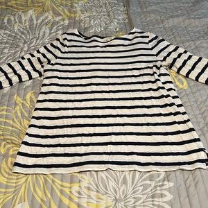 Old Navy women’s blue and white stripe size large